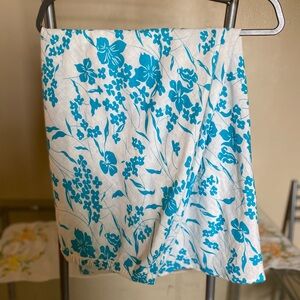 Cato blue & white skirt